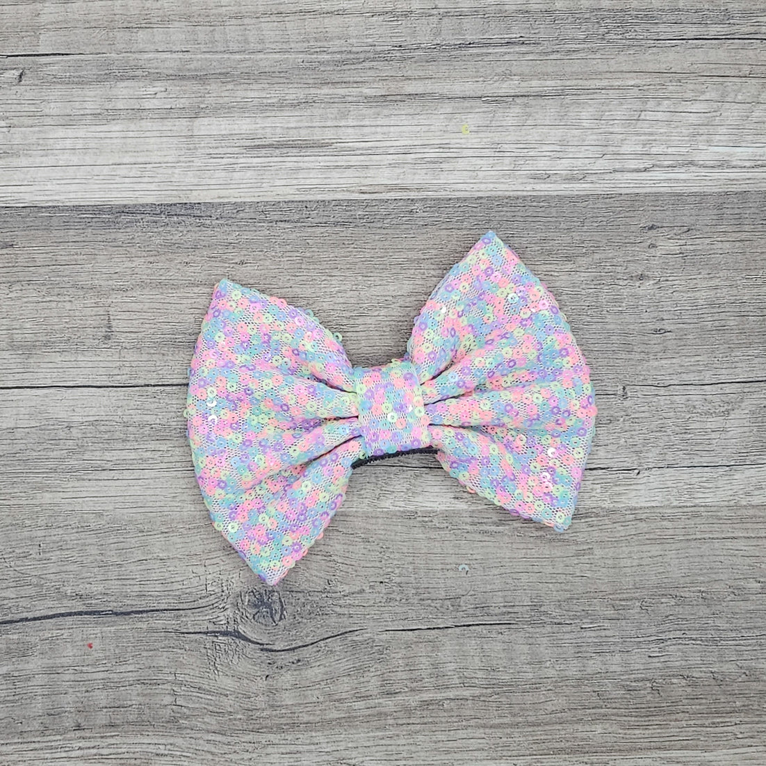 Large Interchangeable Bow Only - Confetti Sequin