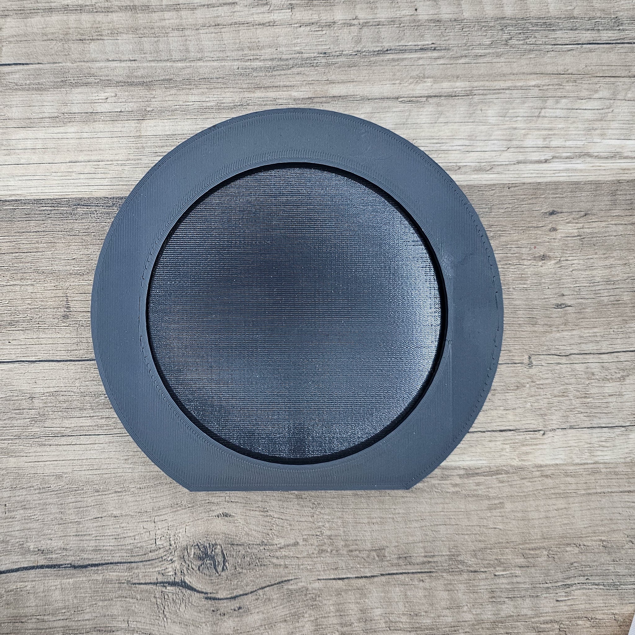 4x4 Circle Interchangeable Picture Frame - Black