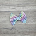 Large Interchangeable Bow Only - Rainbow Sequin - Riverbend Design