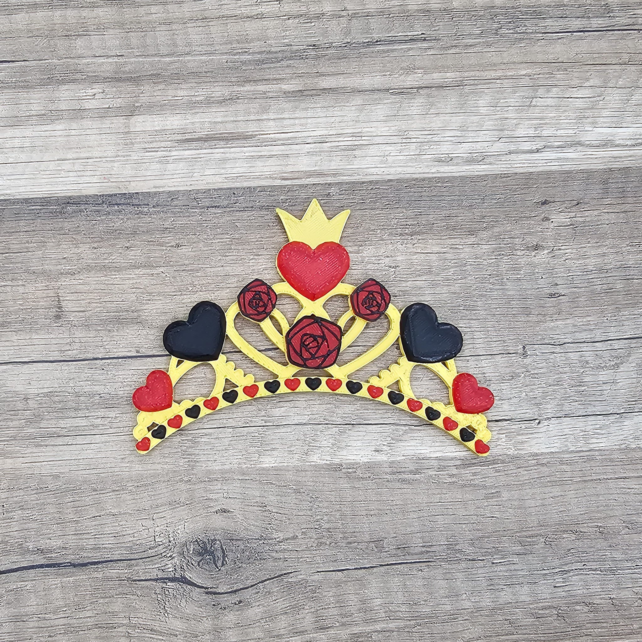 Queen of Hearts Interchangeable Tiara Only - Riverbend Design