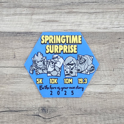 Running Medal Display - Springtime Surprise Top - Riverbend Design