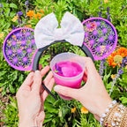 Violet Lemonade Space Ball Interchangeable Ears Only - Riverbend Design