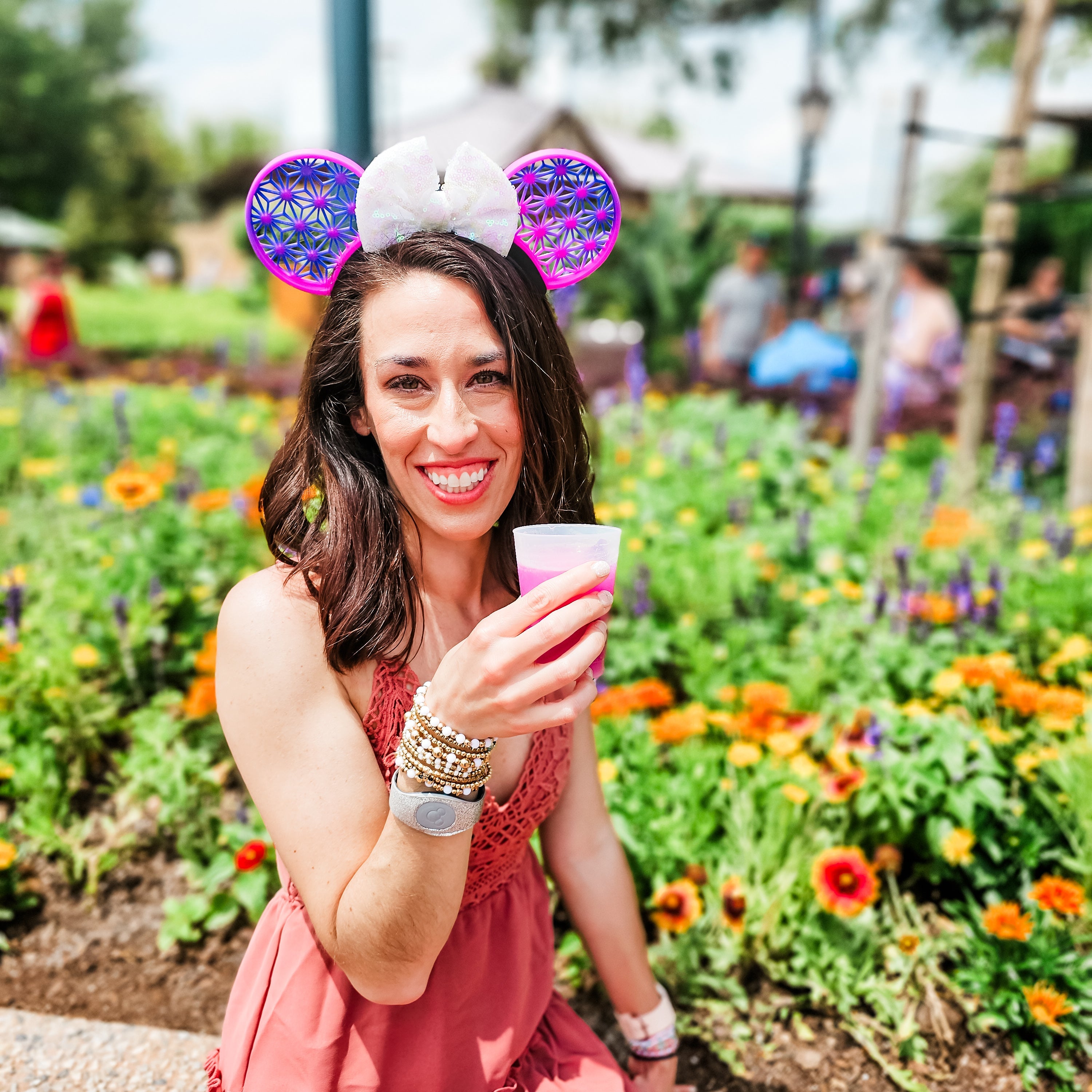 Violet Lemonade Space Ball Interchangeable Ears Only - Riverbend Design