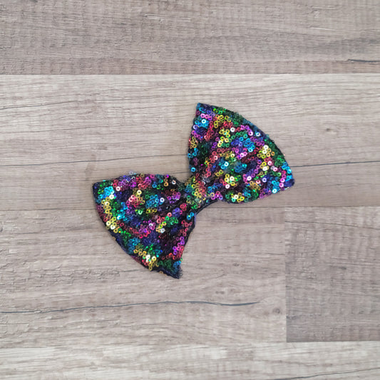 Large Interchangeable Bow Only - Psychedelic Sequin