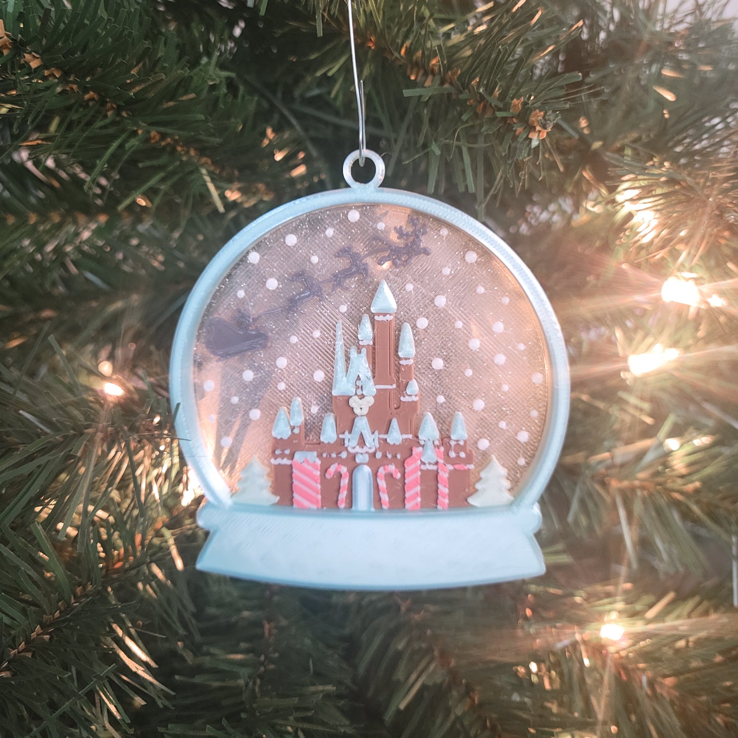 *Seasonal* Gingerbread Castle Ornament