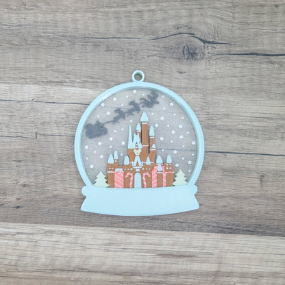 *Seasonal* Gingerbread Castle Ornament