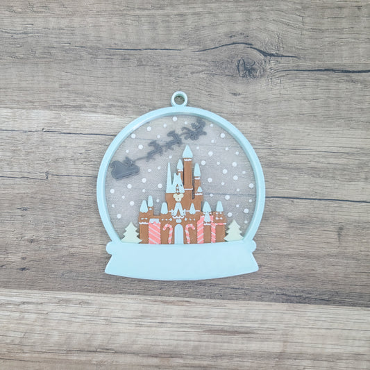 *Seasonal* Gingerbread Castle Ornament