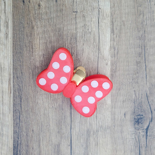 Mini Mouse Bow Claw Clip