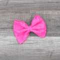 Large Interchangeable Bow Only - Bright Pink Sequin - Riverbend Design