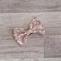 Large Interchangeable Bow Only - Rose Gold Sequin - Riverbend Design