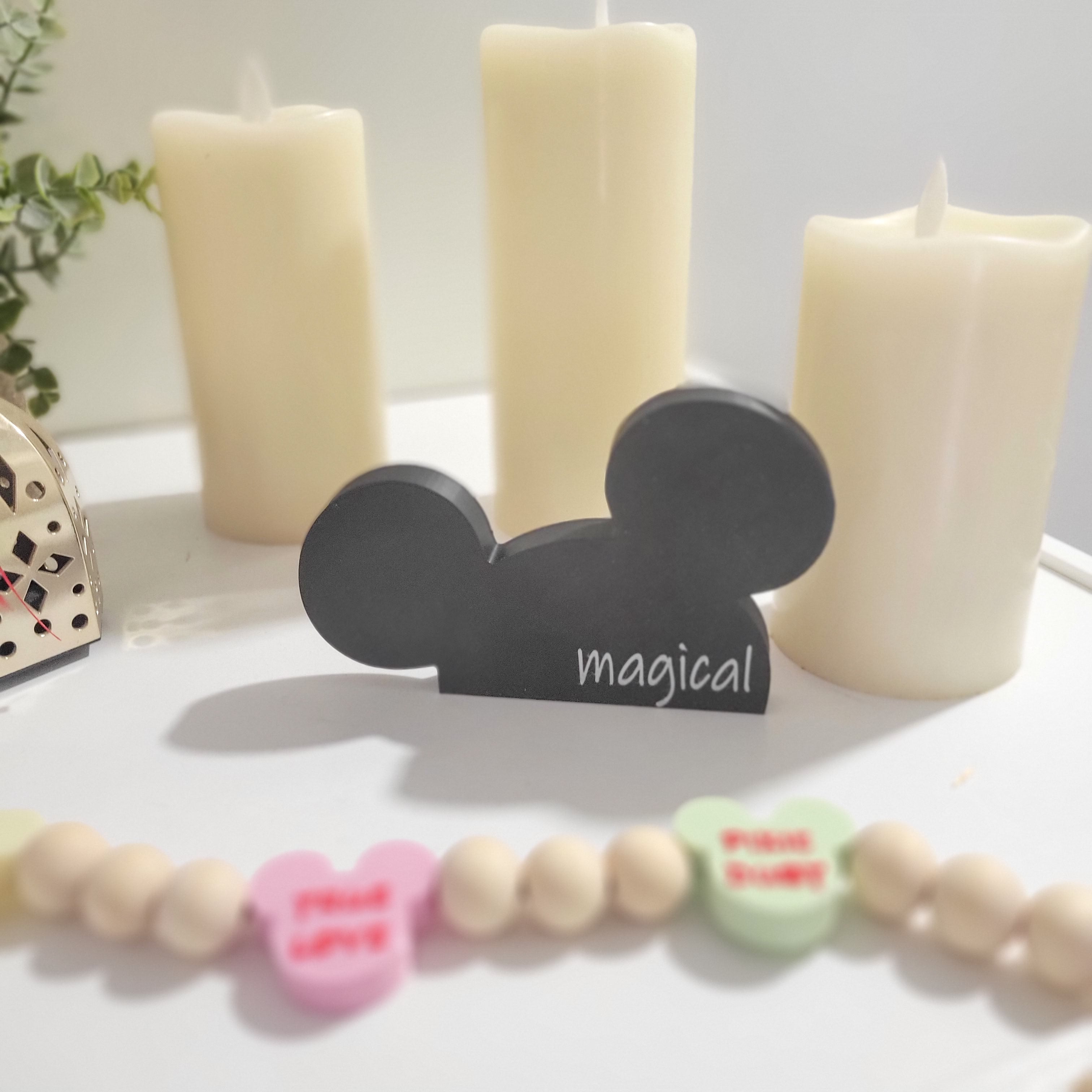 Magical Mouse Tiered Tray Decor - Riverbend Design