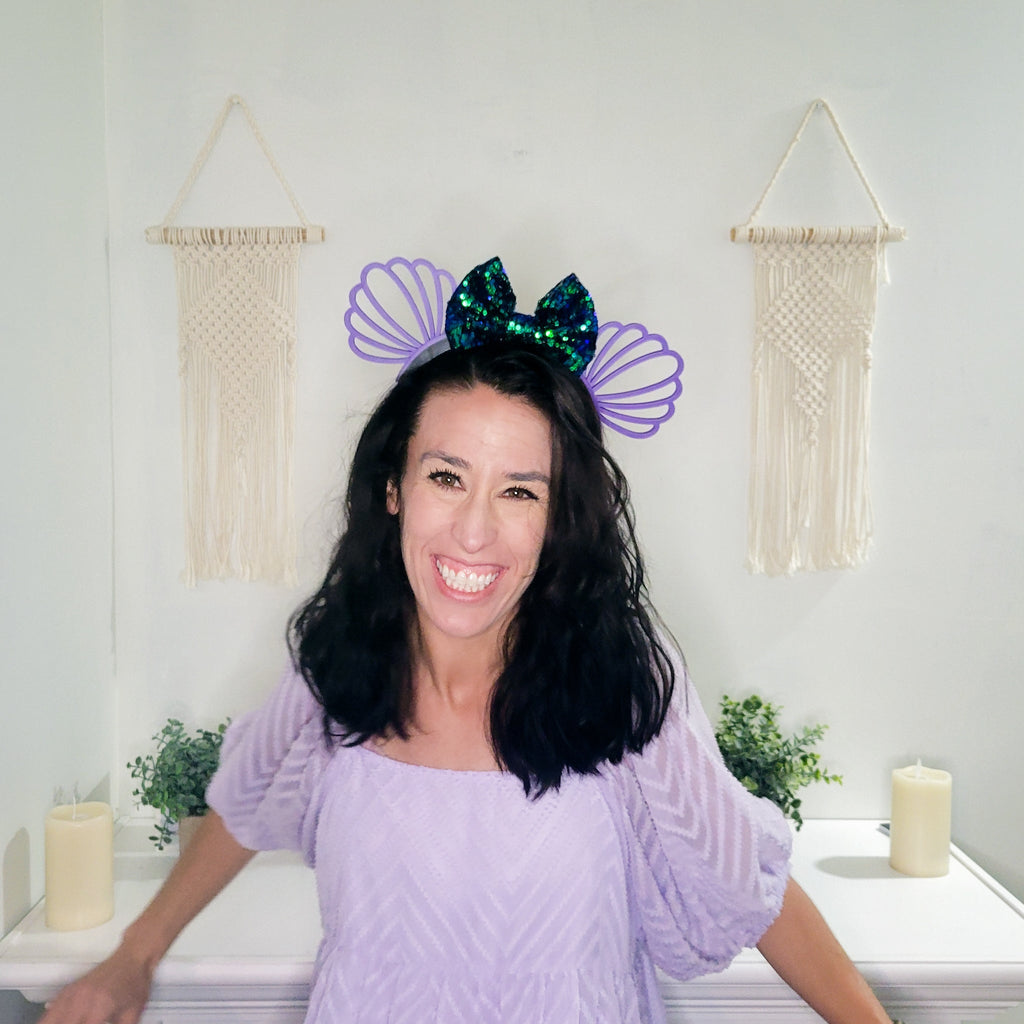 Mermaid Shell Interchangeable Ears Only - Riverbend Design