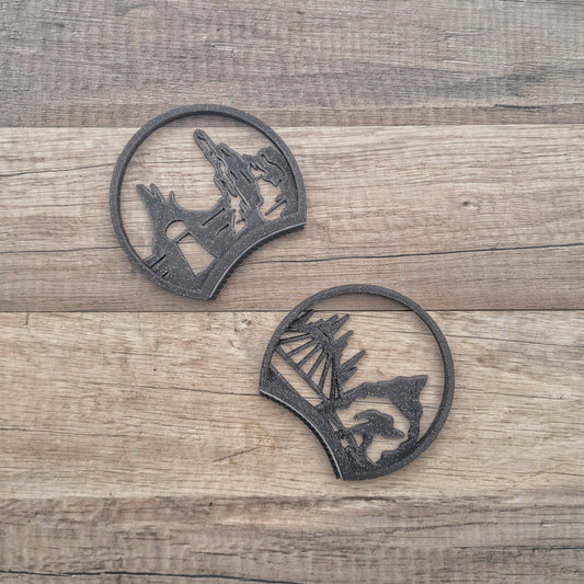 The Mountains are Calling Interchangeable Ears Only - Riverbend Design
